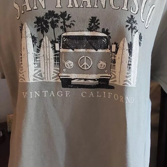 San Francisco VW Volkswagen Surf Vintage California T-shirt, size L - Picture 3 of 10